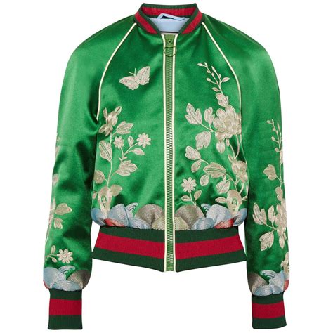 gucci silk bomber jacket replica